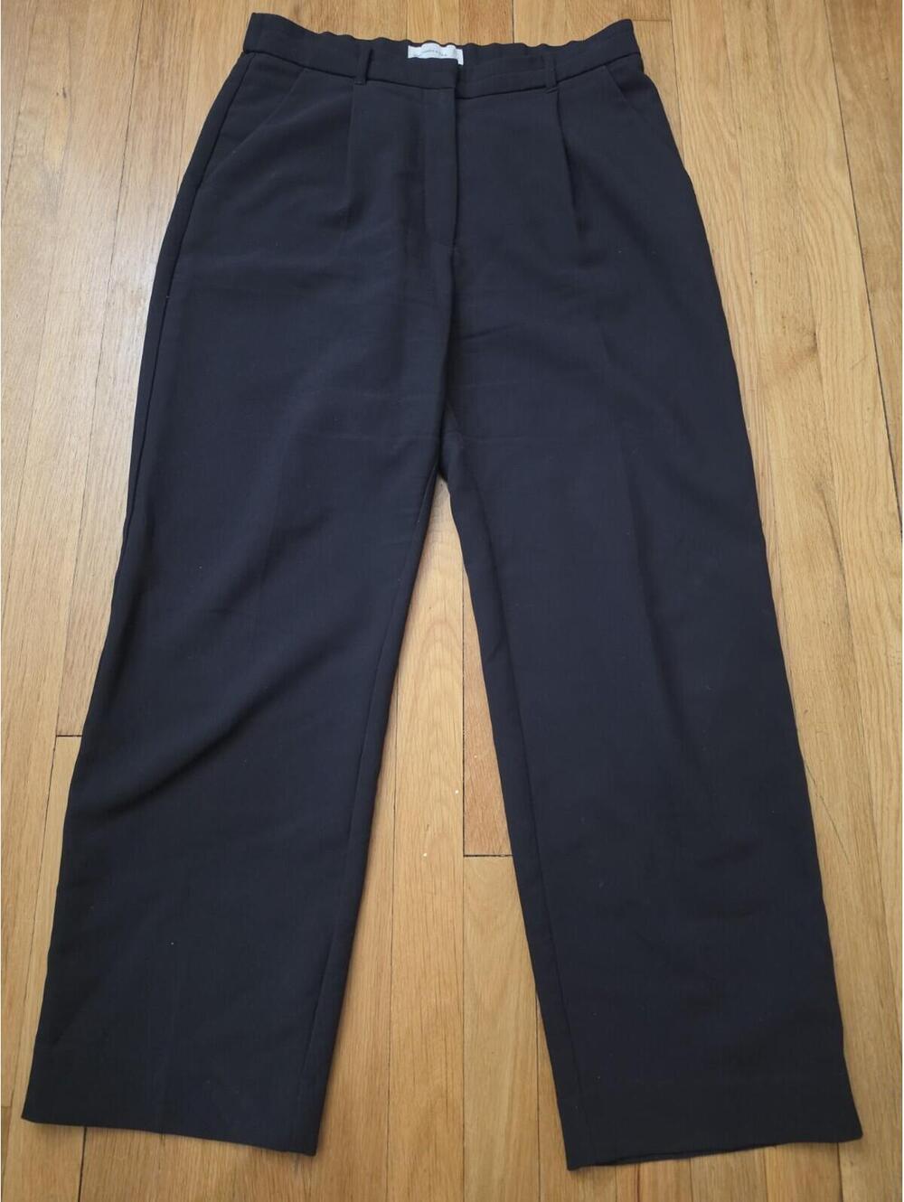 Abercrombie & Fitch Black Dress Pants Size 31/12 Straight Leg Career Work Office